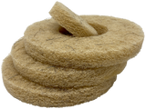 7 3/4" Natural Blend Tan Fiber Pad (Pack of 3)