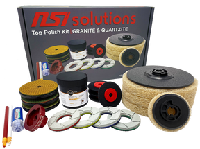 NSI Solutions Top Polish Kit - Granite & Quartzite - Dynamic Stone Tools