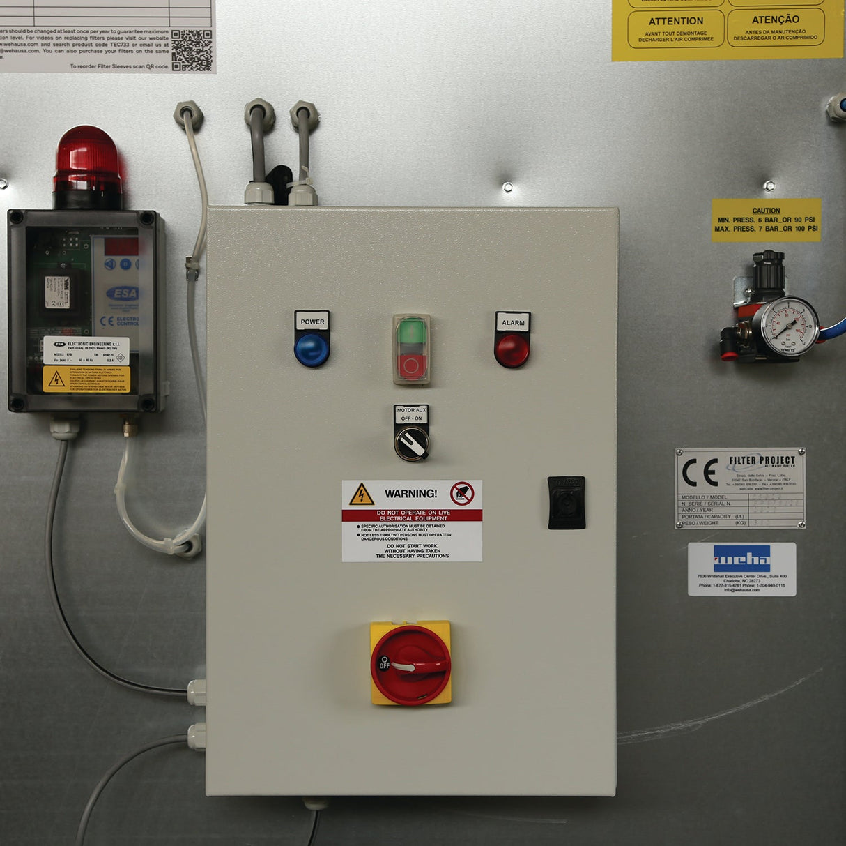 Weha/Tenax TEC715 Dry Suction Wall 4 Meter