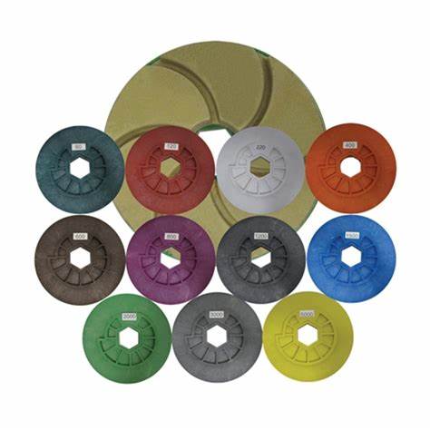 Tenax Tenax 6" Snail Lock Resin Diamonds Flat Edge FG Quartz (TT Series)