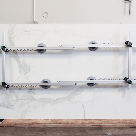 Omni Cubed S3 Slim Slab Saver 2-Rail  Thin Material Reinforcement System - close-up detail