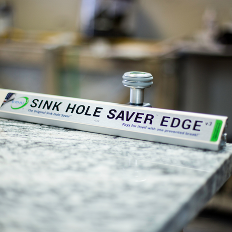 Omni Cubed Sink Hole Saver Edge Clamp Assembly  Replacement Clamp - close-up detail