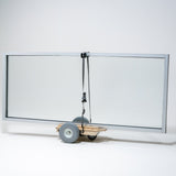 Omni Cubed EZ Glide Glass Dolly  750 lb Precision Glass Transport Dolly