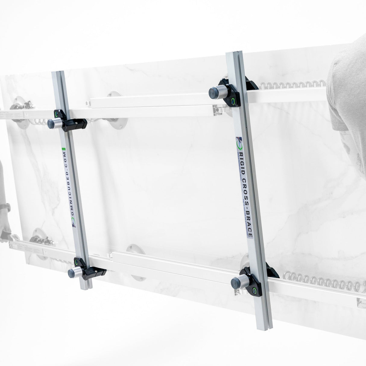 Omni Cubed Rigid Cross-Brace Kit  Perpendicular Rail Connector