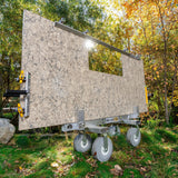 Omni Cubed Pro-Cart AT2  1,000 lb All-Terrain Heavy-Duty Slab Cart - side view