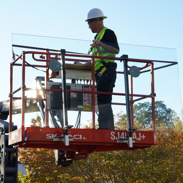 Omni Cubed EZ Ledge Glass Lifter  Boom Lift Glass Installation Tool