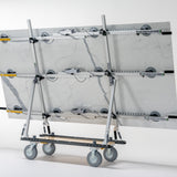 Omni Cubed S3 Frame Cart AT  750 lb All-Terrain Thin Material Cart - in use
