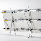 Omni Cubed Horizontal Handle with Leveler Leg Kit  Adjustable Rail Handles - close-up detail