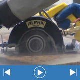 Alpha PSC-150 6" Pneumatic Stone Cutter for Industrial Applications