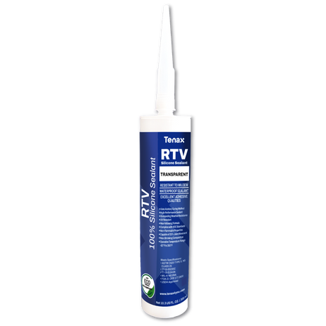 Tenax RTV Silicone Sealant 305 ML — Professional Grade - Transparent