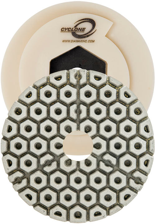 Cyclone 6" 5mm Snail Lock Flat Edge Polishing Wheel