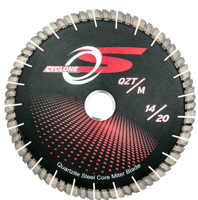 Diamax Cyclone S Quartzite Miter Blades 16 and 18 Inch for Bridge Saw