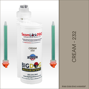 SeamLock PRO Cream Stone Color Adhesive Cartridge  Dripless SL9232