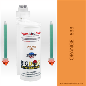 SeamLock PRO Orange Stone Color Adhesive Cartridge  Dripless SL9633
