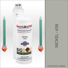 SeamLock PRO Nickel Stone Color Adhesive Cartridge  Dripless SL9638