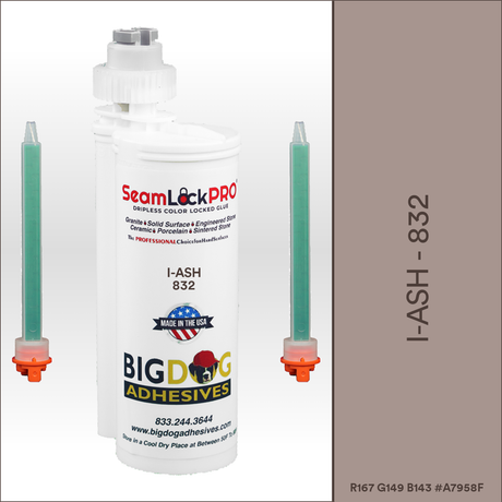SeamLock PRO i-Ash Stone Color Adhesive Cartridge  Dripless SL9832