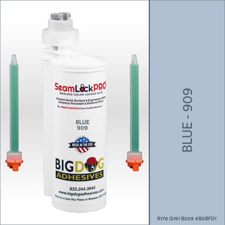 SeamLock PRO Blue Stone Color Adhesive Cartridge  Dripless SL9909