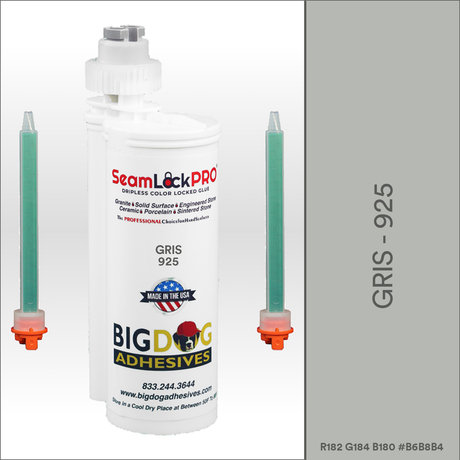 SeamLock PRO Gris Stone Color Adhesive Cartridge  Dripless SL9925