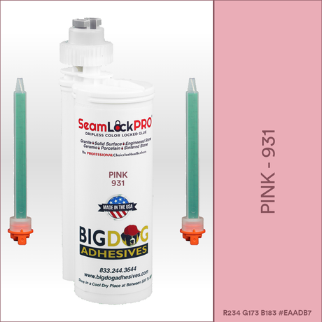 SeamLock PRO Pink Stone Color Adhesive Cartridge  Dripless SL9931