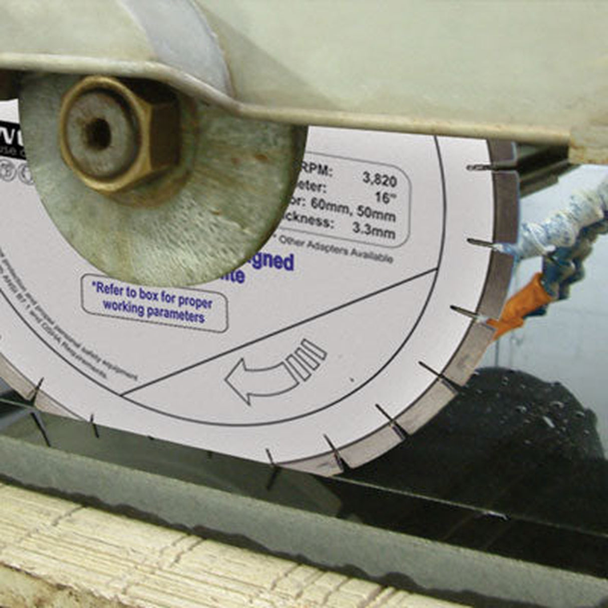 Alpha Silencer III Granite Bridge Saw Blade