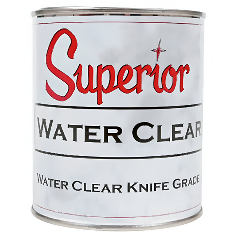 Superior Water-Clear Polyester Flowing Adhesive — Quart
