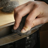 Steel Wool No. 1 Grit Pad for Stone Polishing and Surface Finishing - side view