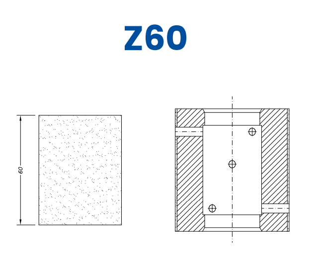 Z60(60mm Flat Edge)