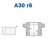 A30 r6(30mm r6 Eased Edge (? Radius) - Line 60 (Bore 35))