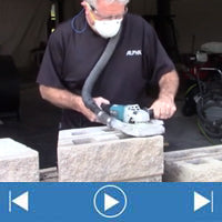 Alpha Air/Exhaust Hose Adapter for Stone Grinding Tools