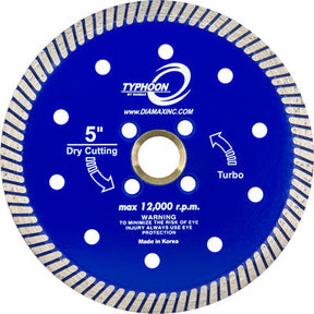Diamax Typhoon Turbo Diamond Blades for Granite and Stone Cutting