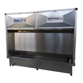 Weha Filter Project 10 ft Wet Dust Collector Booth for Stone Fabrication - side view