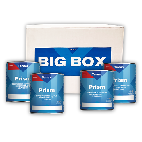 Tenax Tixo X Prism Polyester Knife Grade Big Box (4 x 1.25 Gallon)