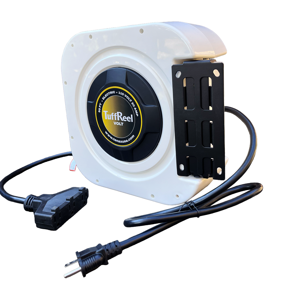 Tenax TuffReel Volt 50 FT Retractable Electric Cord Reel for Stone Fabrication Shops