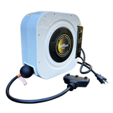 Tenax TuffReel Volt 50 FT Retractable Electric Cord Reel for Stone Fabrication Shops
