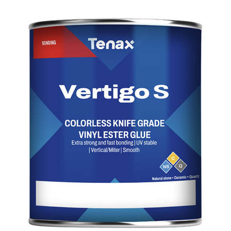 Vertigo S COLORLESS KNIFEGRADE VINYL ESTER GLUE