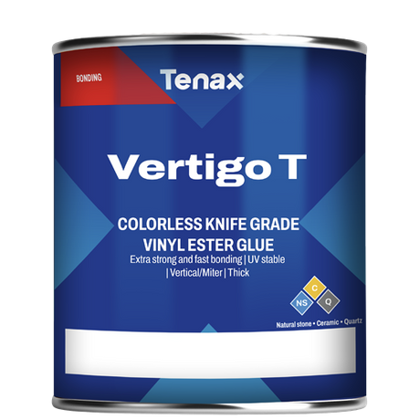 Tenax Vertigo T Vinyl Ester Knife Grade  Professional Grade - side view