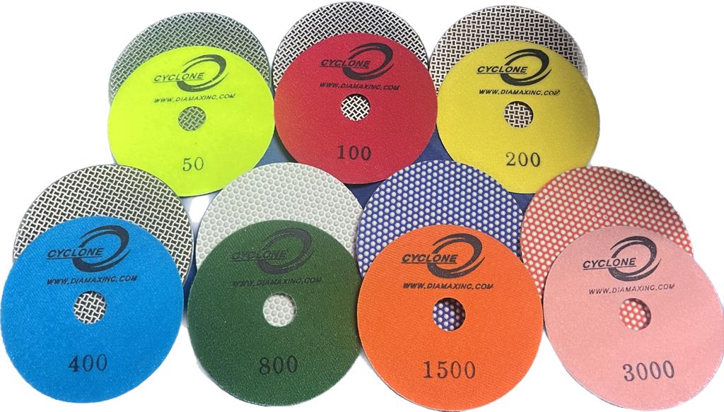 Cyclone 4" Electroplated Flexible Pad