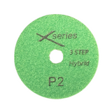 3 Step White Resin Hybrid Pads for Quartz & Granite — X Series