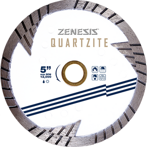 Zenesis Quartzite Diamond Blade Wet Dry for Stone Cutting 5 to 6 Inch
