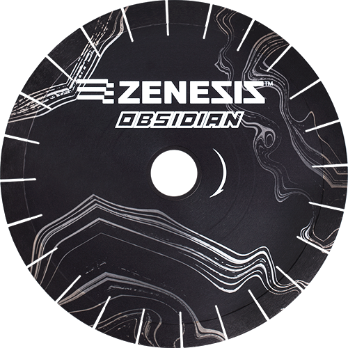 Zenesis Obsidian - Bridge Saw Blades for Engineered Stone, Porcelain, Marble and Quartzite