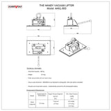 Aardwolf AHVL500 Handy Vacuum Lifter