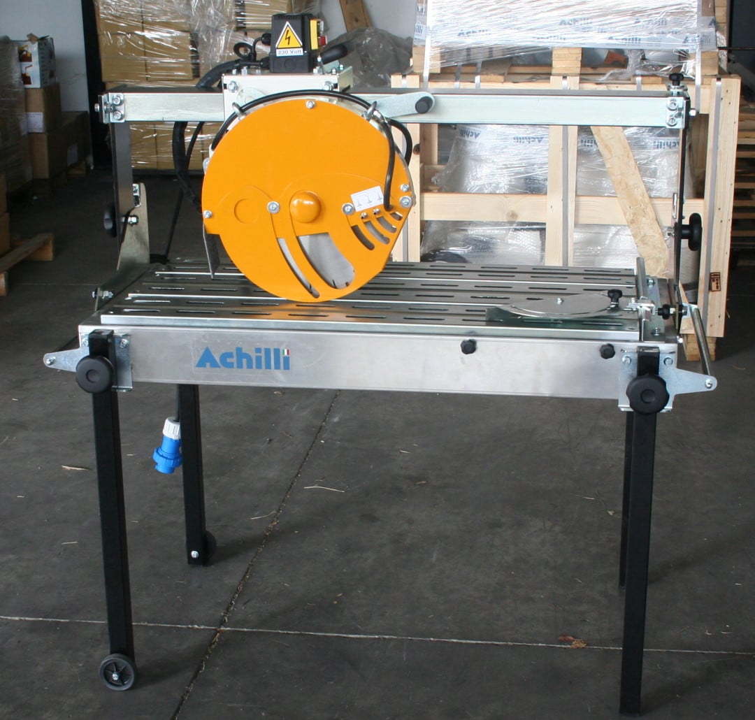 Achilli AMS 130 Bench Tile Saw cutting length up to 52"