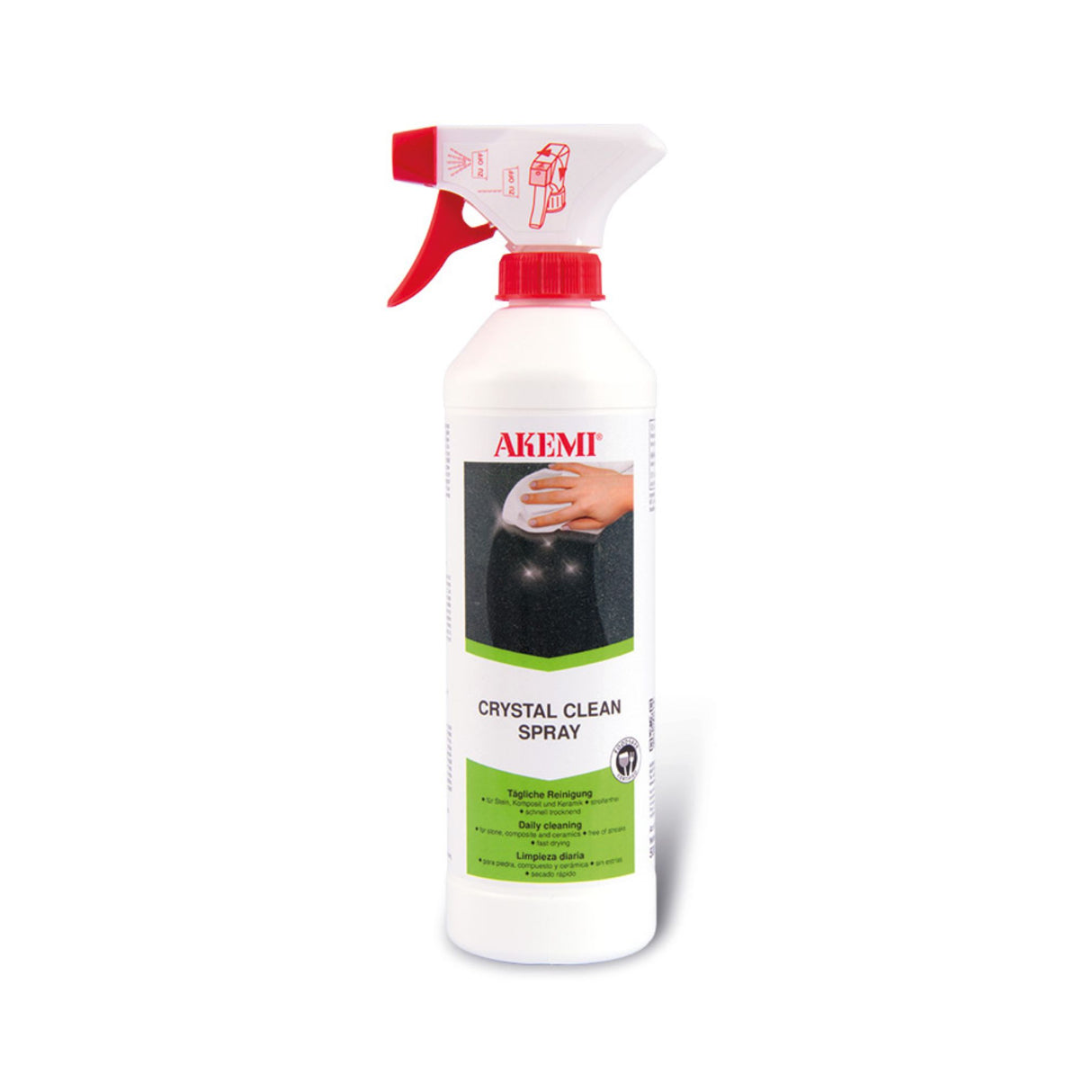 Akemi Crystal Clean 500 mL - Food-Safe Daily Cleaning Agent