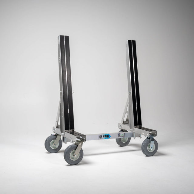 Omni Cubed EZ Haul™ Half A-Frame Cart — 750 lb Foldable Aluminum Glass & Tile Cart — product image