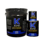 K-Bond POLY-EPOXY Vinyl Ester Blend Knife Grade Stone Adhesive — High-Strength, Clear (Quart)