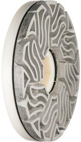 4" Cyclone Straight Edge Wheel snail lock Black Buff