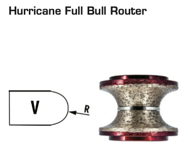 HURRICANE FULL BULL ROUTER BIT (SHAPE V)