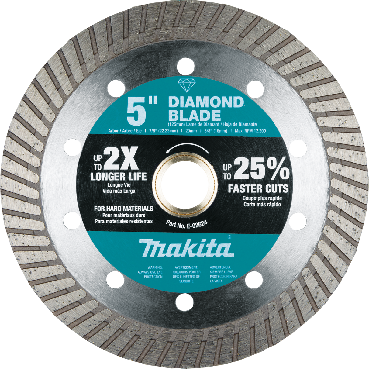 Makita 5" Turbo Diamond Blade — General Purpose (A-94605)