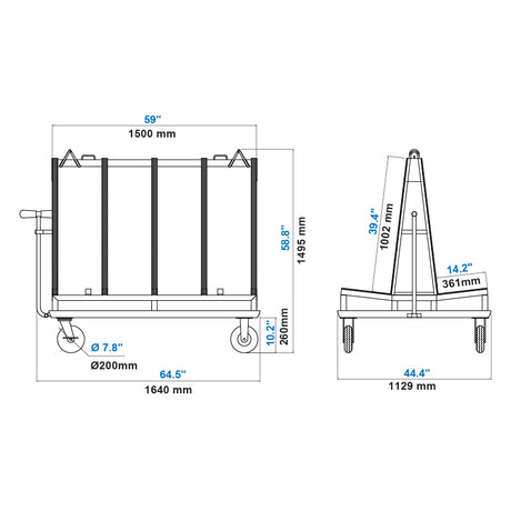 Aardwolf DFF1500PC Demountable Frame