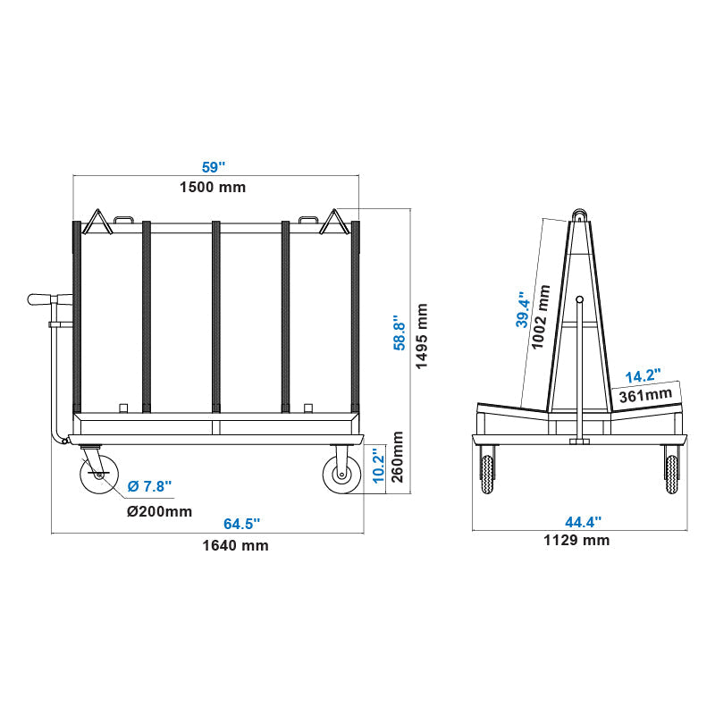 Aardwolf DFF1500PC Demountable Frame